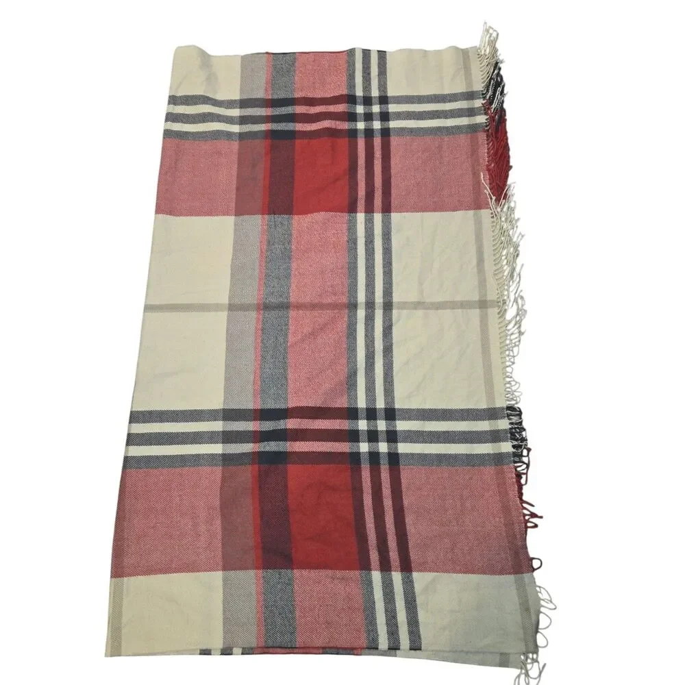 Pottery Barn McKinley Tartan Plaid Throw Blanket, Multicolor, 50